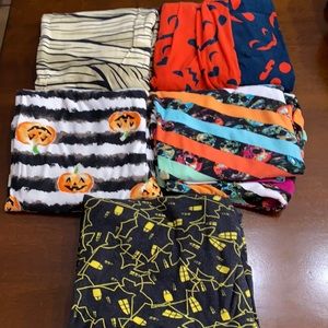 Lot of 5 LuLaRoe Halloween Leggings